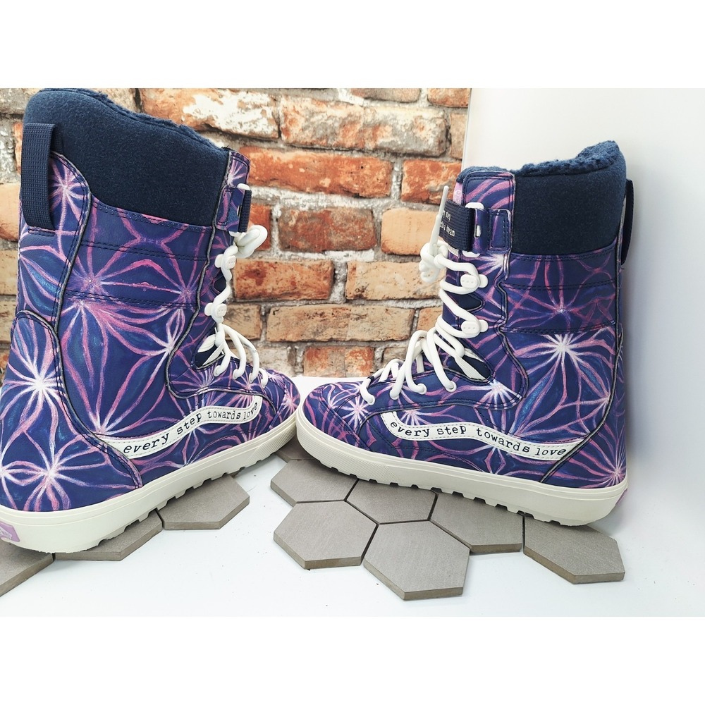MEN Vans Hi-Standard LL DX Pro Snowboard Boots 11 Mike Rav Pro Purple Grape Rare - Picture 15 of 16